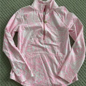 Lilly Pulitzer Pink and White Patterned Top
